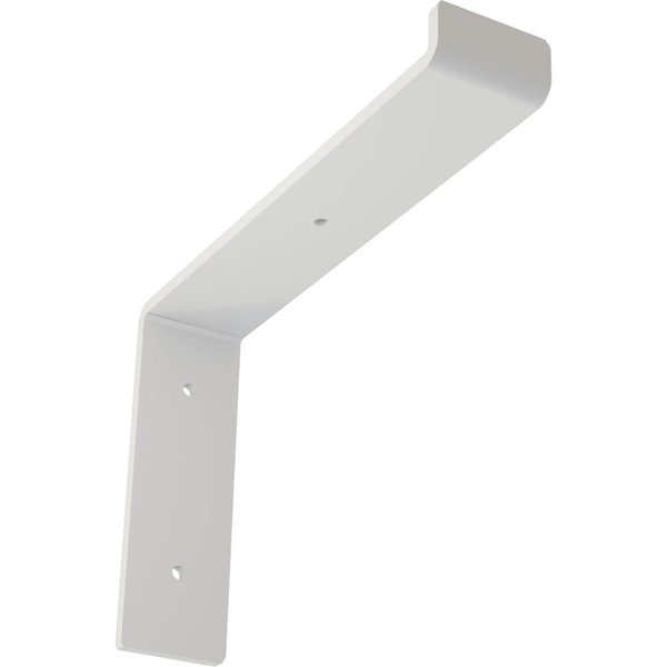 Ekena Millwork Steel Truss Shelf Bracket, White Primer 2"W x 10"D x 7 1/4"H BKTM02X10X07TSPWH